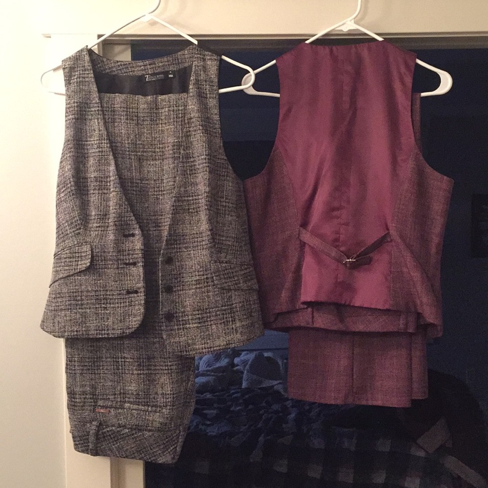 2 piece pant  vest - two sets $25 each